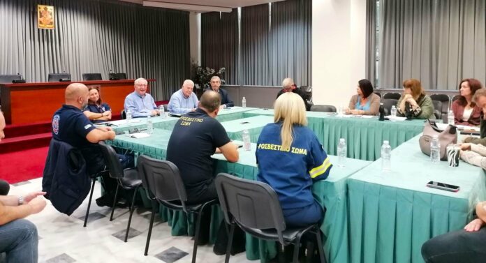 Συνεδρίαση Συντονιστικού Τοπικού Οργάνου Πολιτικής Προστασίας Δήμου Αμαρουσίου για τον απολογισμό της αντιπυρικής περιόδου και την προετοιμασία ενόψει της χειμερινής περιόδου
