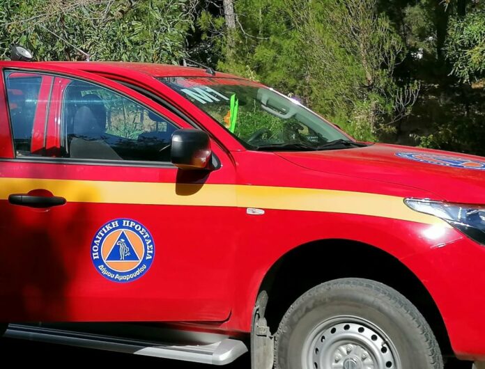 Άσκηση ετοιμότητας σε περίπτωση πυρκαγιάς, στο Κτήμα Καρέλλα, από την Εθελοντική Ομάδα Πολιτικής Προστασίας του Δήμου Αμαρουσίου την Κυριακή 28 Απριλίου και ώρα 10:00 πμ