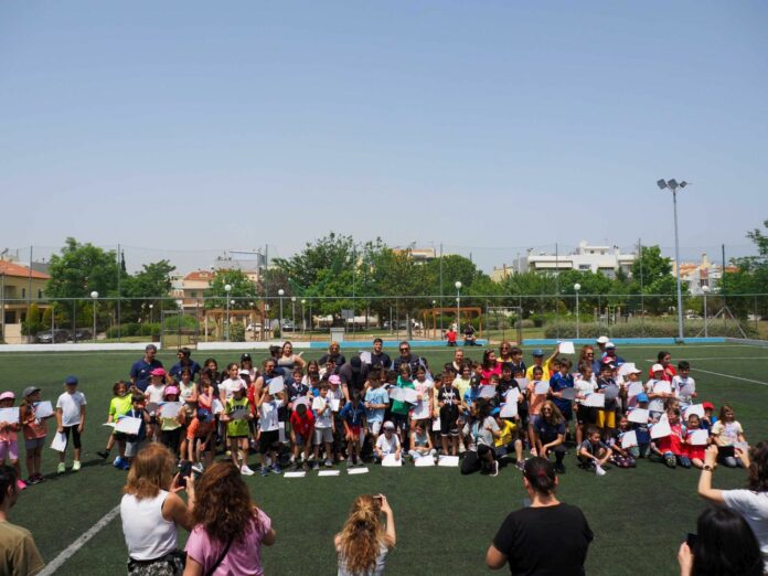 Με τα αθλήματα στίβου παιδιών υπό μορφή παιχνιδιού ξεκίνησαν οι εκδηλώσεις των Αθλητικών Τμημάτων του Δήμου Αμαρουσίου