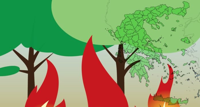 Πολύ υψηλός κίνδυνος πυρκαγιάς (4) την Πέμπτη – Απαγόρευση διέλευσης και παραμονής στη Ρεματιά